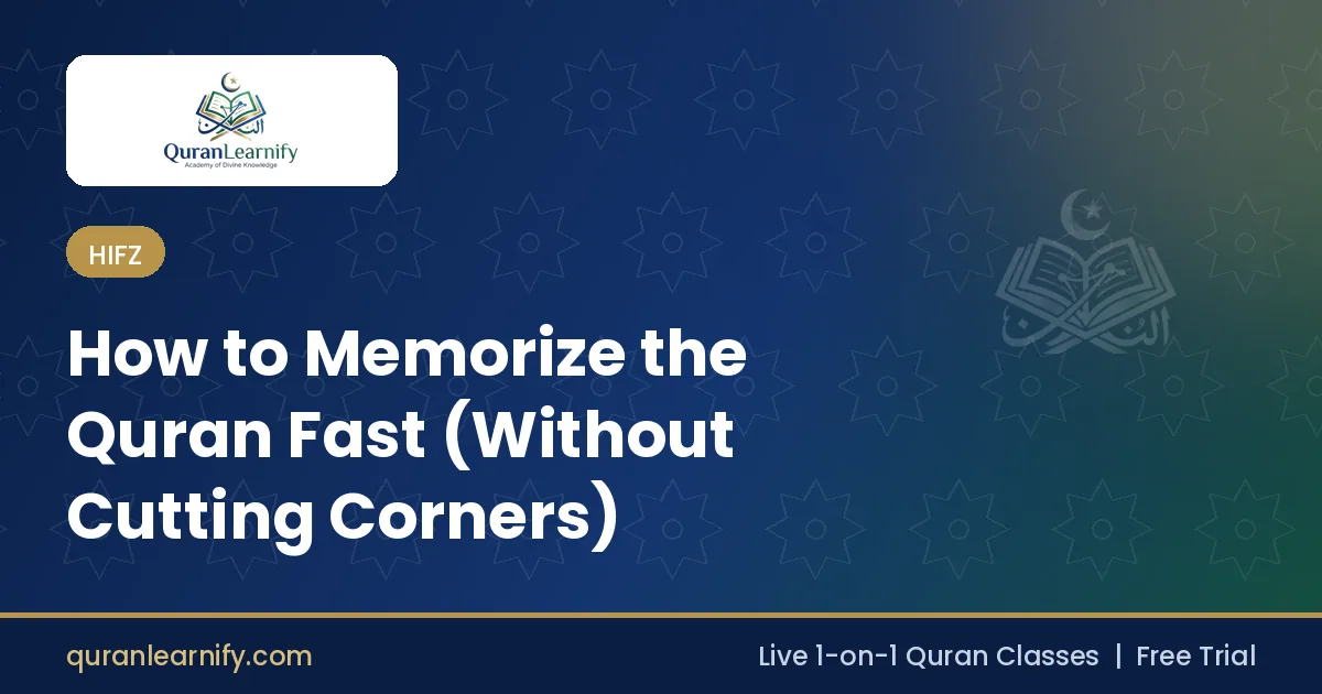 Student memorizing the Quran with a teacher guiding hifz