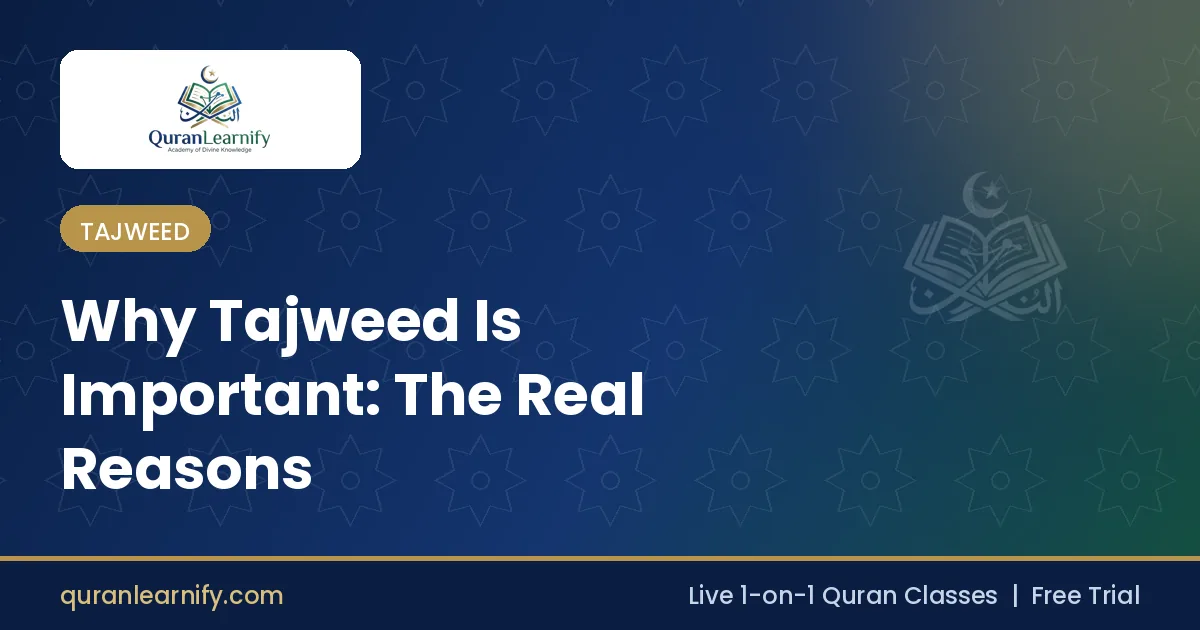 Student practicing tajweed rules during an online Quran recitation class